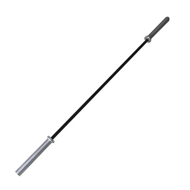 2024 Gym Home Fitness Equipment Weight Lifting Power Training Weightlifting 2200mm Black Straight Zinc Barbell Bar