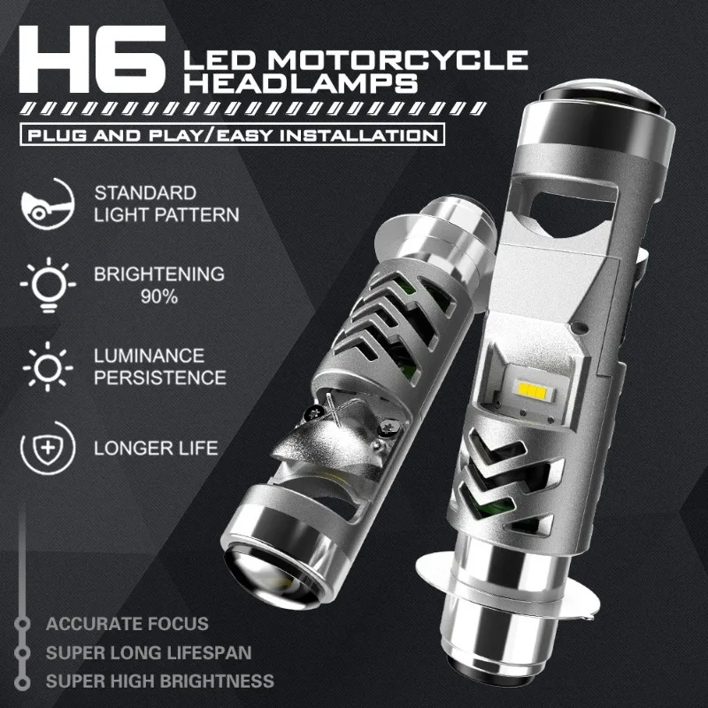 1/2PCS H6 Led Led M…