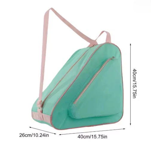 

Waterproof Roller Skate Bag Adjustable Shoulder Straps Skating Skiing Gear Travel Storage Bags for Kids Youth Women Men