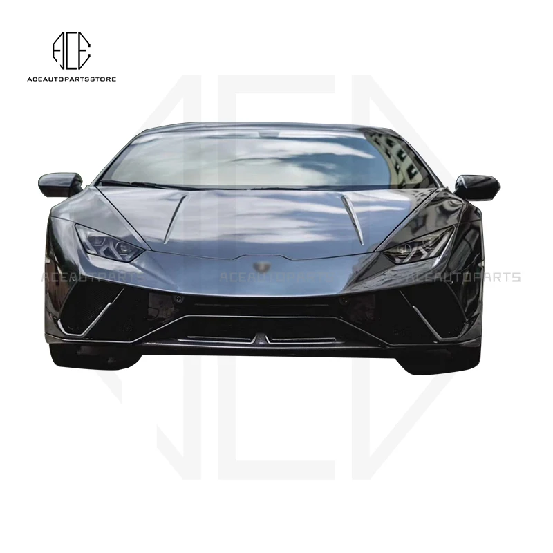 LP640 Performante Style Half Carbon Fiber Front Bumper Front Bumper Lip For 2014-2019 LAMBORGHINI HURACAN LP610 LP580