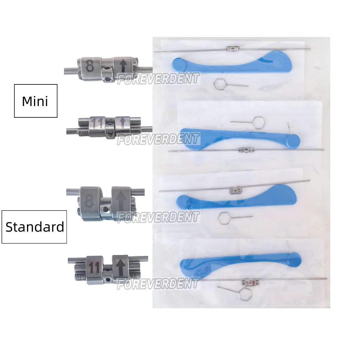 

4Sizes Orthodontic Expansion Screw Dental Hydrax Single Type Rapid Split Palatal Expander Key Standard/Mini Made in Germy