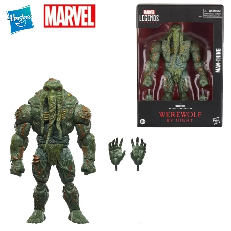 

New Original Hasbro Marvel Legend Series WEREWOLF By NIGHT MAN-THING Action Figure Model Gifts Toy Collection for Kids