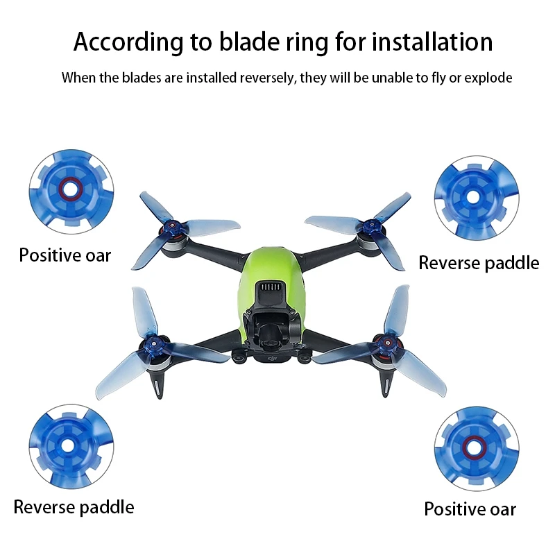 كفاءة لمراوح الطائرة بدون طيار DJI FPV Combo لملحقات DJI FPV، C