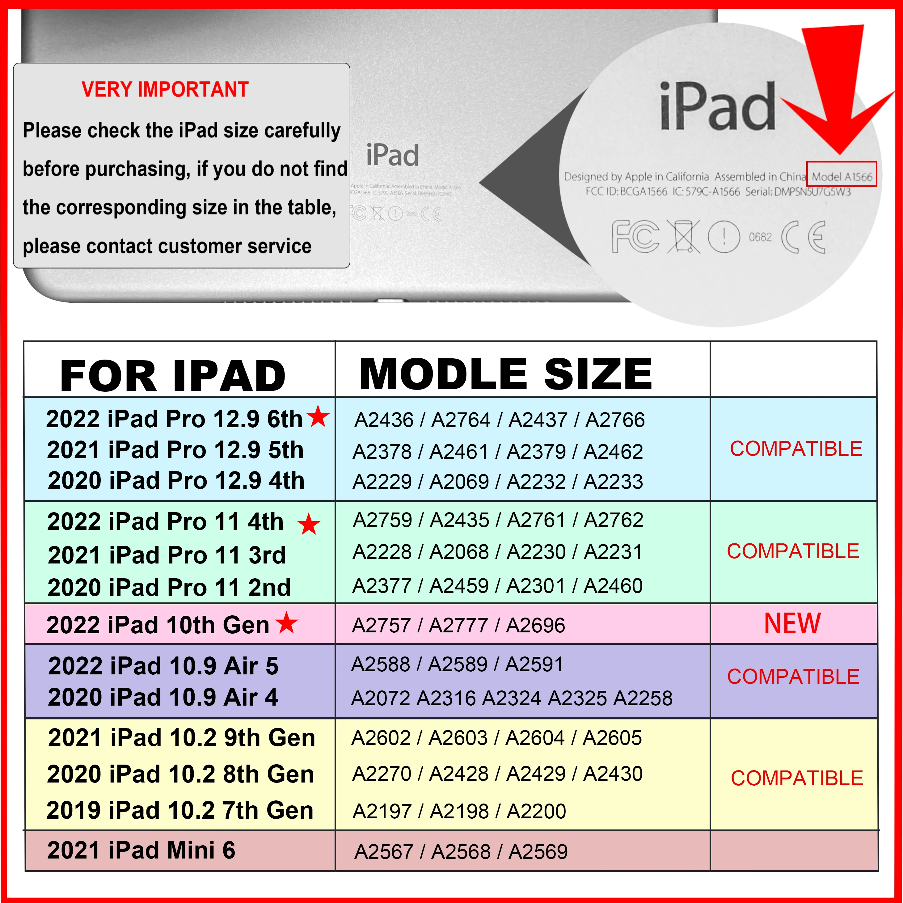 Imagem -06 - Capa Magnética Removível para Tablet Ipad Anti-curvatura Transparente Capa Dura para Ipad Air 10.9 Pro 11 Mini 9th 8th 7th 10.2