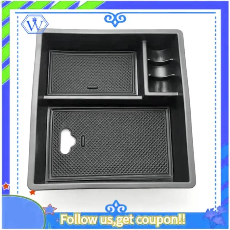 

M46K-Center Console Organizer Armrest Storage Box Tray For Toyota Hilux VIGO Fortuner 2004-2014 Car Parts Accessories