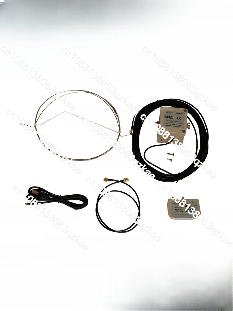 New -30+ plus 0.5-30MHz Ring Active Receive Antenna SDR Loop Low Noise Medium Short Wave Radio Short MLA30