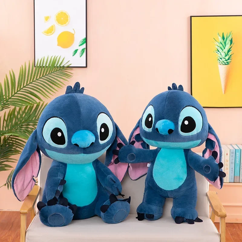 

50 см Kawaii Большой размер Disney мультфильм Синий Ститч плюшевые куклы аниме игрушки Лило и Ститч плюшевые игрушки подарок на день рождения для ребенка