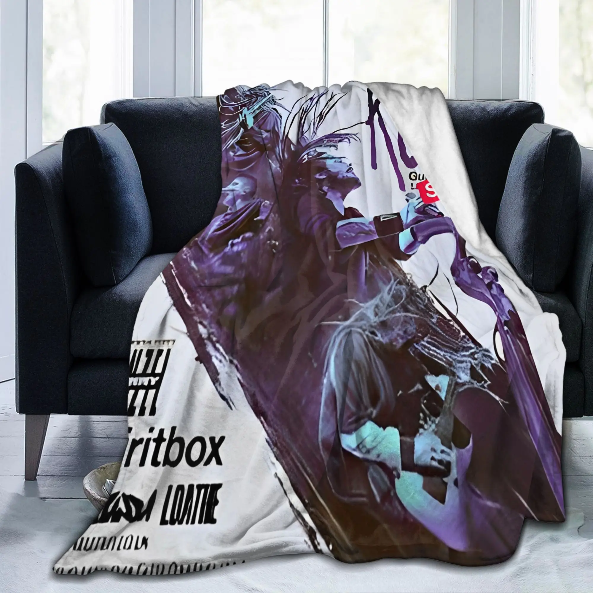 Korns Spiritbox Blankets Flannel Summer Air Conditioning Nu Metal Band Neidermeyers Throw Blankets for Bedding Office Quilt