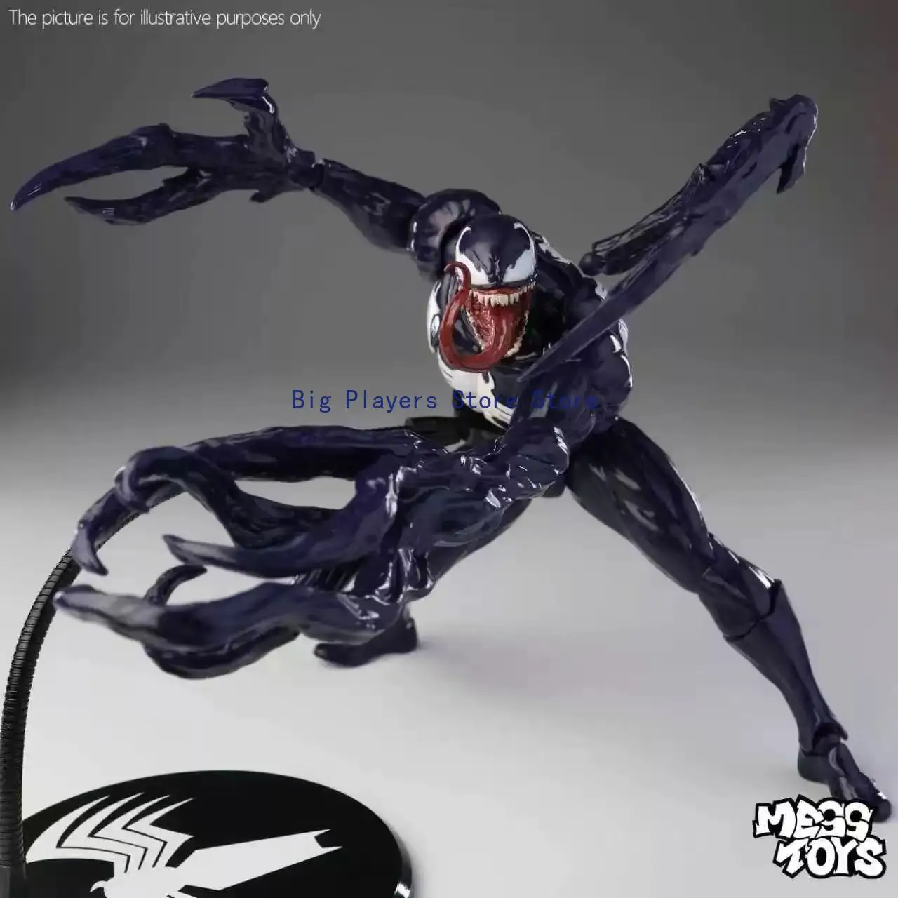 

Pre-sale MESS TOYS Deadly Neighbor Symbiote Spider-Man Black Venom Suit Articulated Action Figure Model