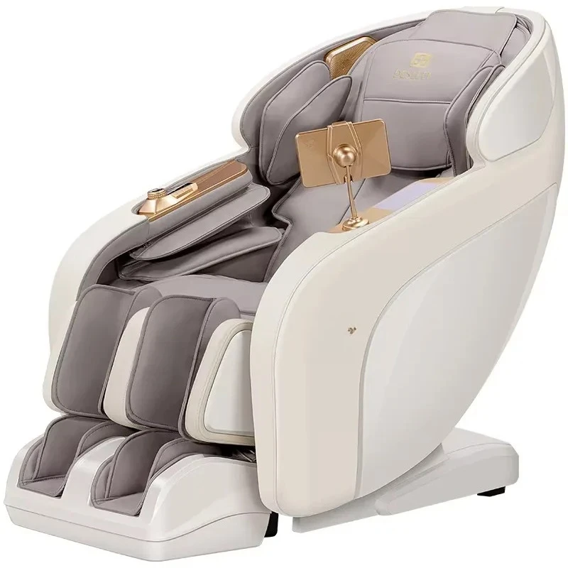 Commercial Grade Massage Chair for Spa Office Home Durable PU Leather 3D Mechanism Long SL Track Full Body Relaxation