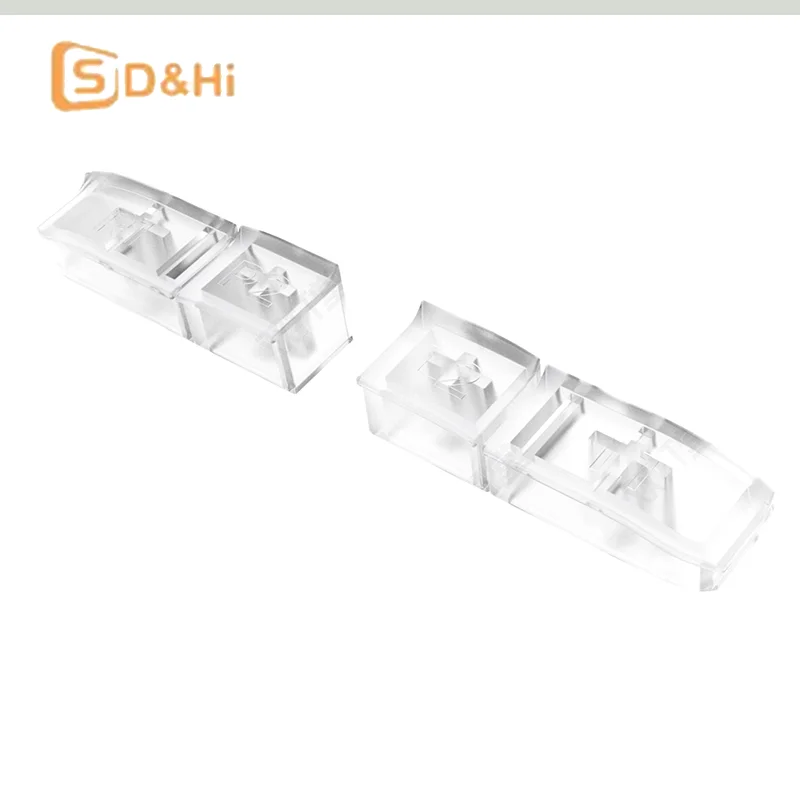 1Set For TRIMUI BRICK Transparent Back Keycaps Set Replacement Back Keycaps Translucent Keycaps Combo Set Game Accessories