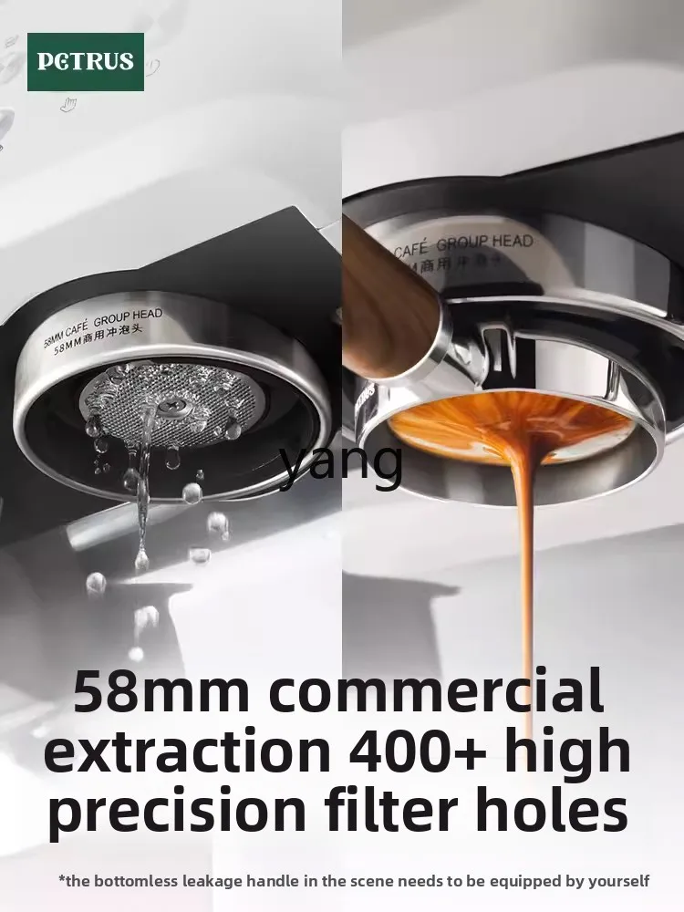 cQ sea salt white household coffee machine fully semi-automatic grinding integrated small milk foam
