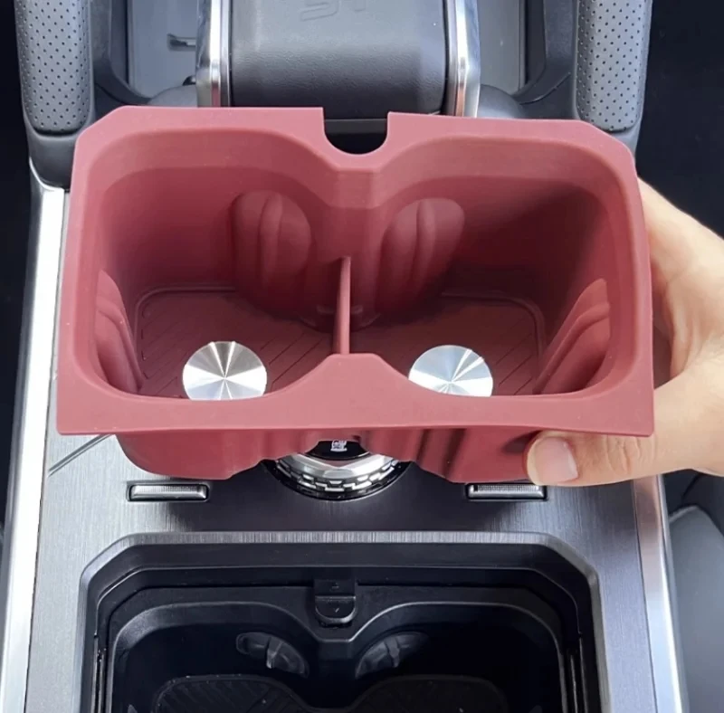 Car Central Control Gear Water Coaster Fit for Jetour Traveller T2 2023 2024 2025 Modified Silicone Water Coaster Accessories