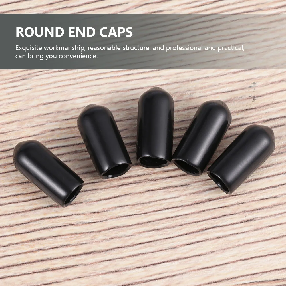 

60Pcs Wire Protection Caps Rubber End Caps for Screw Bolts Dust Proof Thread Protectors Cover Floor Protector for Patio