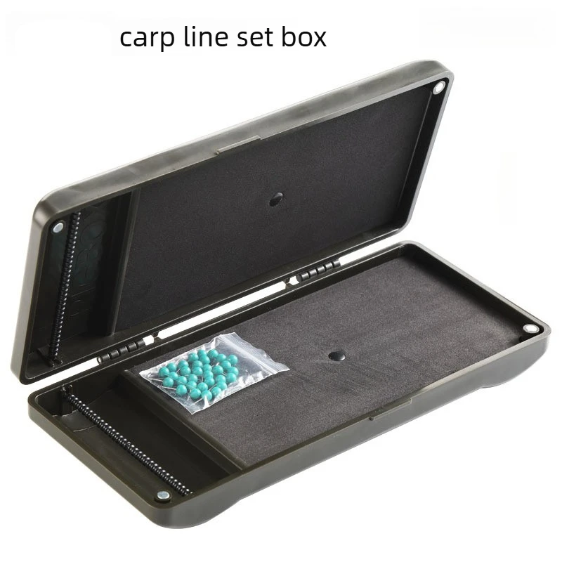 

Fishing European Rig Box With Measuring Scale Ronnie Rig Hair Rig Subline Tackle Storage Box