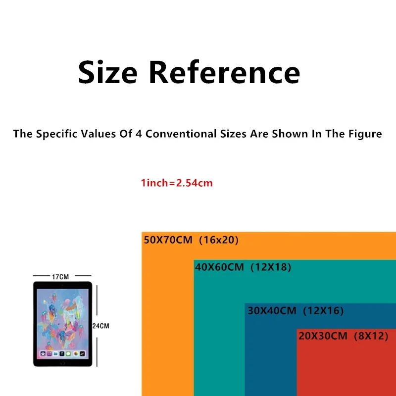 الحد الأدنى أنيقة المائية البرية الفن الأزرق القزحية الكوبية جدار الفن Canva الملصقات يطبع ديكور غرفة المنزل