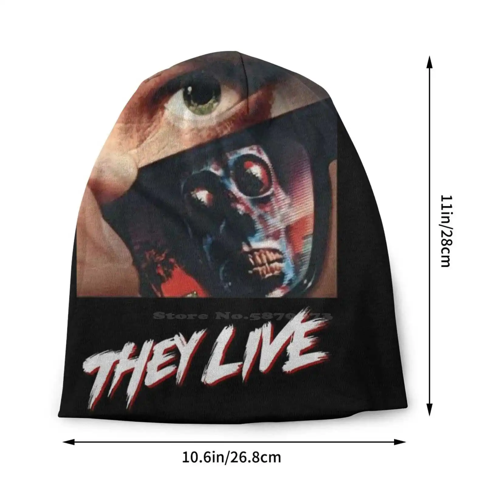 They Live Knitted Hat Warm Beanie Outdoor Caps They Live Thegeekdaddy The Eighties Retro Roddy Piper Keith David Bubblegum Kick