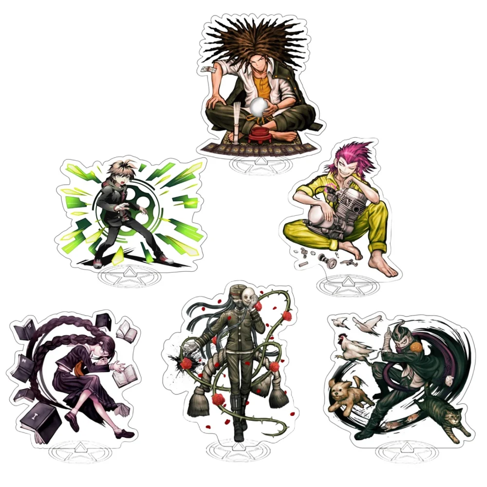 

Hot Cartoon Anime Danganronpa V3 Trigger Happy Havoc figurine Acrylic Stand Model Plate Desk Decor Series Fans Gifts About 15cm