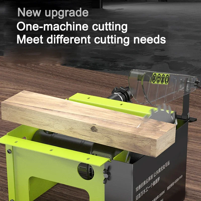 3500W Electric Table Saw Dust-Free Woodworking Multifunction Desktop Precision Cutting Machine 220V All-In-One Tool for Woodwork