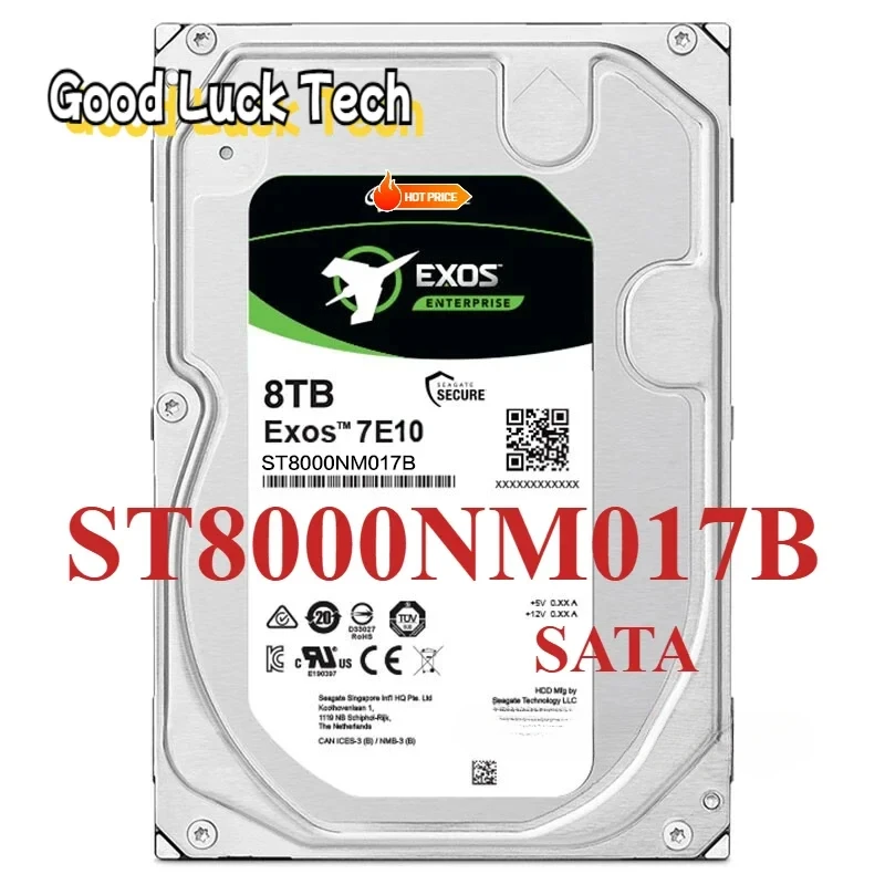 

NEW For Sea-gate 8T ST8000NM017B NAS IRONWOLF 8TB Enterprise Desktop Hard Disk SATA 7.2K 256M 3.5 ST8000NM017B