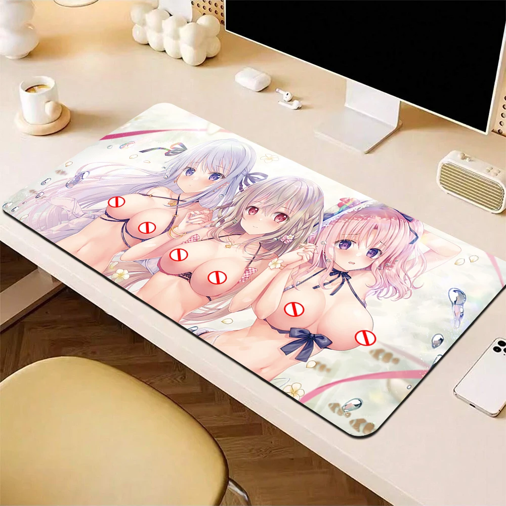 

Sexy Big Boobs Anime Girl Mouse Pad Gamer Hentai Large Gaming Mousepad Nsfw Nude Ass Mouse Mat Otaku Desk Mat Laptop Table Mats