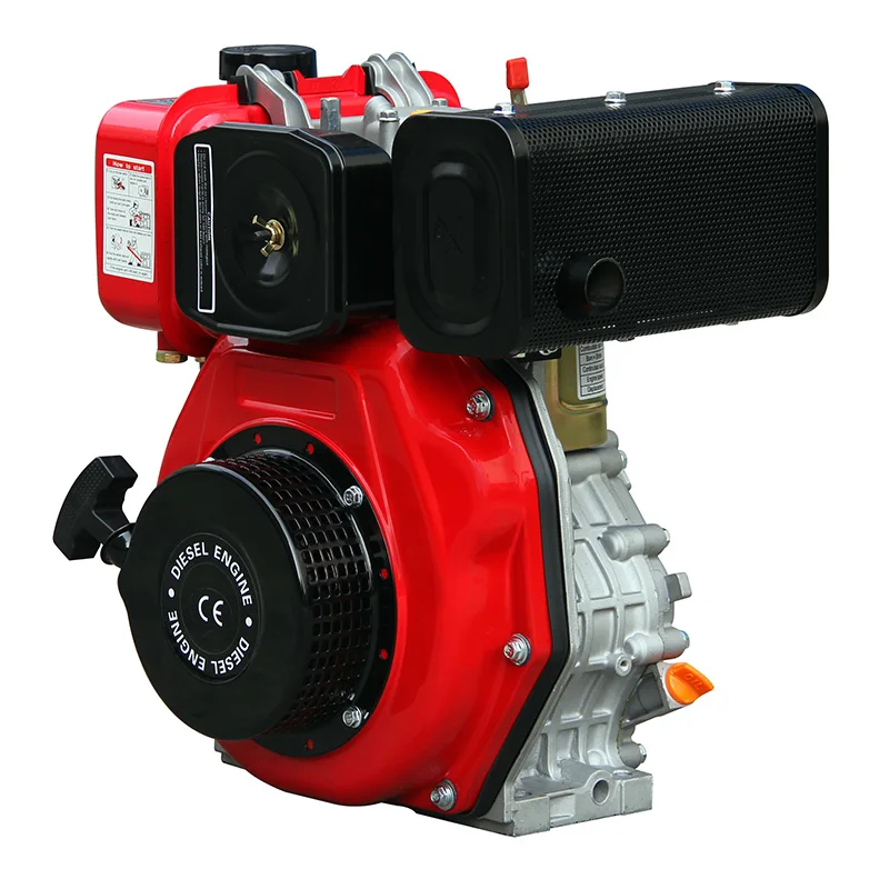 3.8kW HR178F Hand Start Thread Shaft Single Cylinder 4-Stroke Air-Cooled Engine 4HP Power Easy Operation Euro 5 Emission