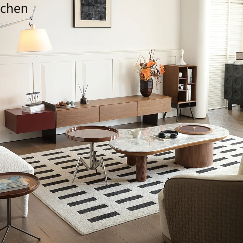 b2 retro coffee table living room home high-end creative medium and antique special-shaped combination