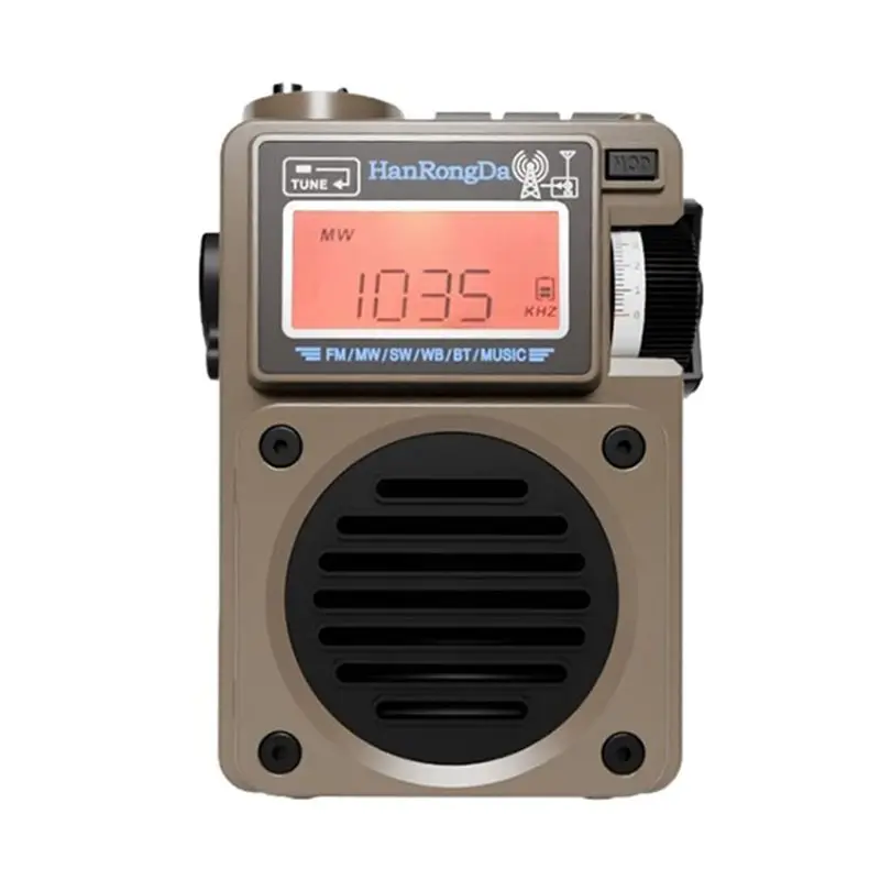 

Y43A-HRD-701 Plus: Аварийное радио с полным диапазоном частот, цифровой Bluetooth-динамик с сабвуфером, музыкальный плеер TF, FM/MW/SW радиоприемник