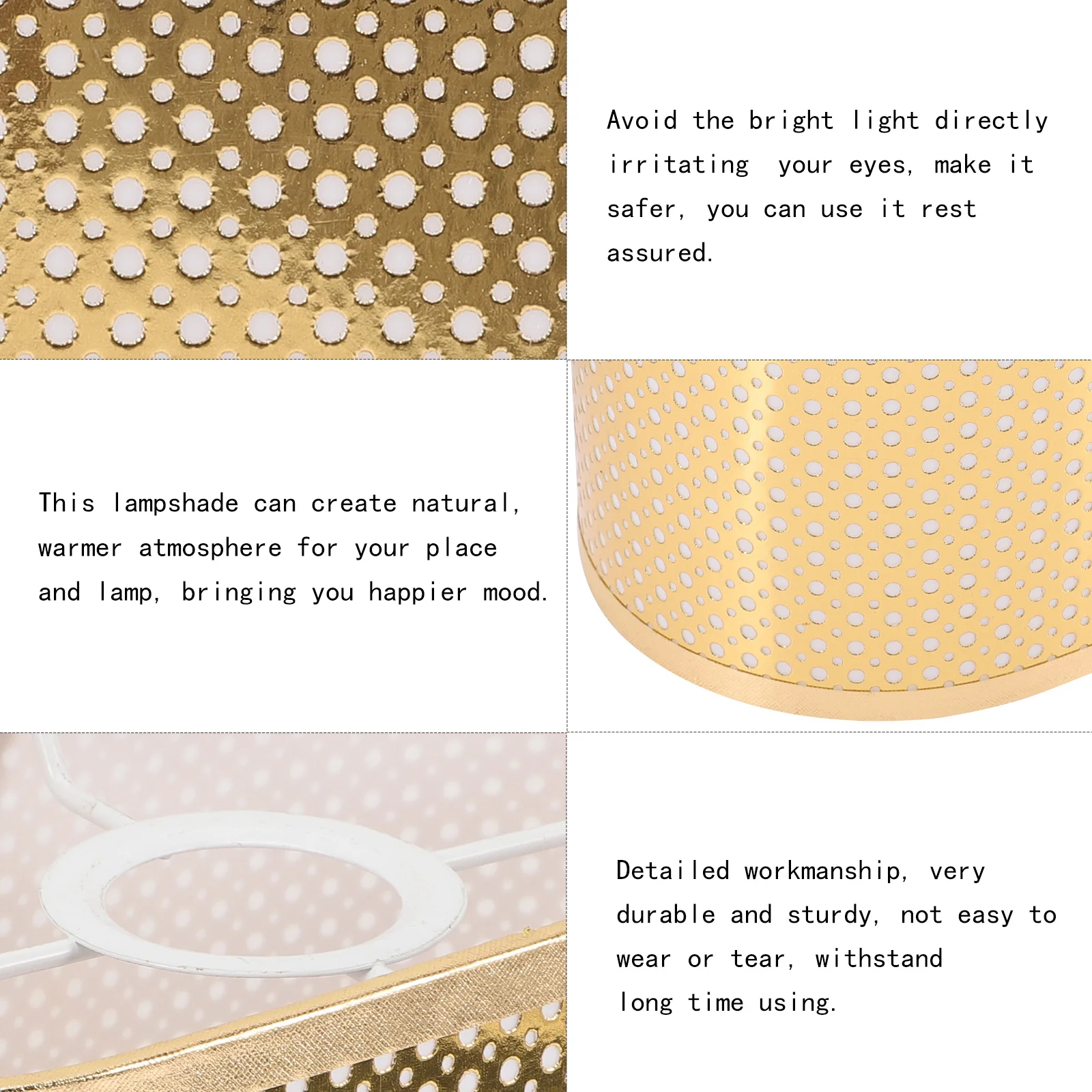 

Fabric Lamp Shade Home Table Desk Floor Lamp Cover Soft Light Shade for Bedroom Living Room Hotel Study Office