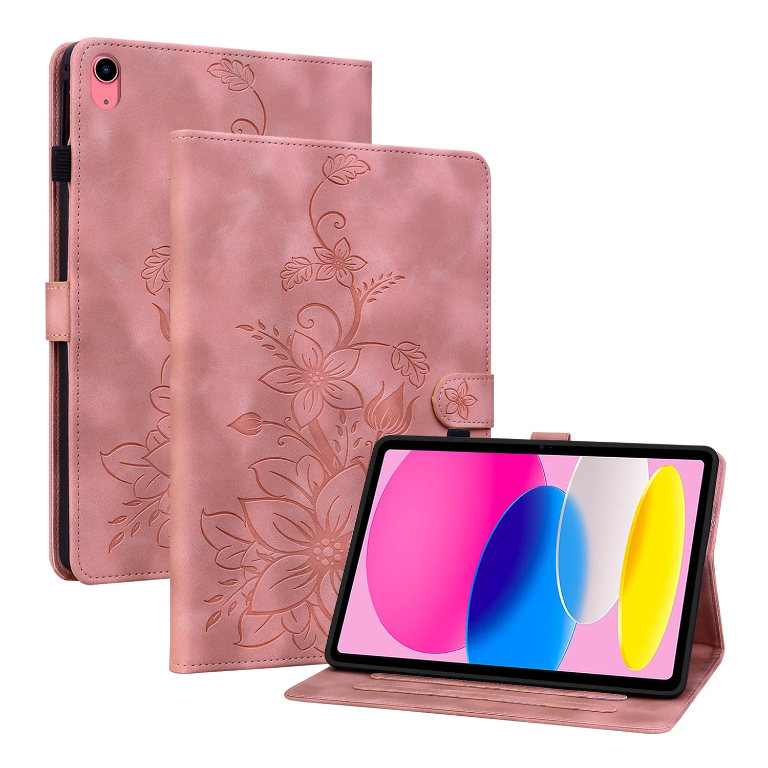 

Luxury PU Leather Case Universal for iPad A16 2025 11th 10.9 2022 10th Gen A3354 A3355 A3356 A2757 A2777 A2696 Multi Stand Cover