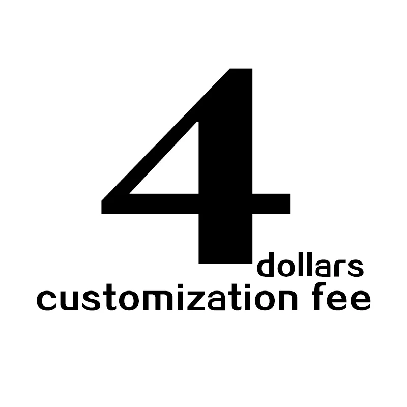 Price difference, customization fee