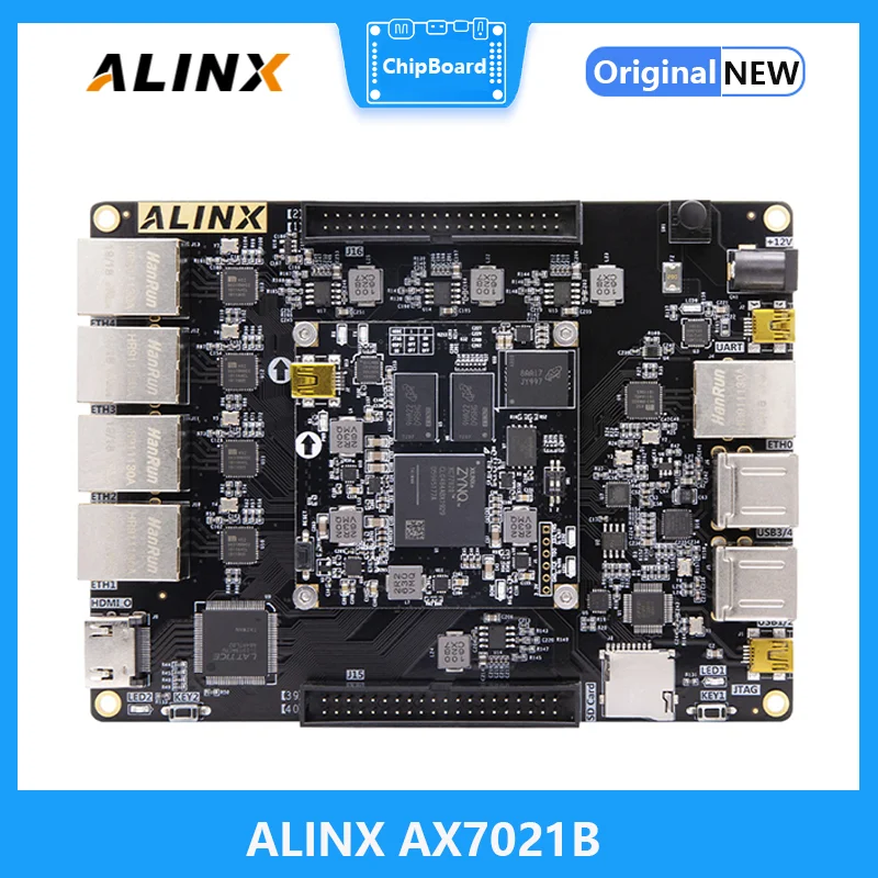 

ALINX AX7021B: XILINX Zynq-7000 SoC XC7Z020 ARM 7020 SoMs FPGA Board Multiple Gigabit Ethernet