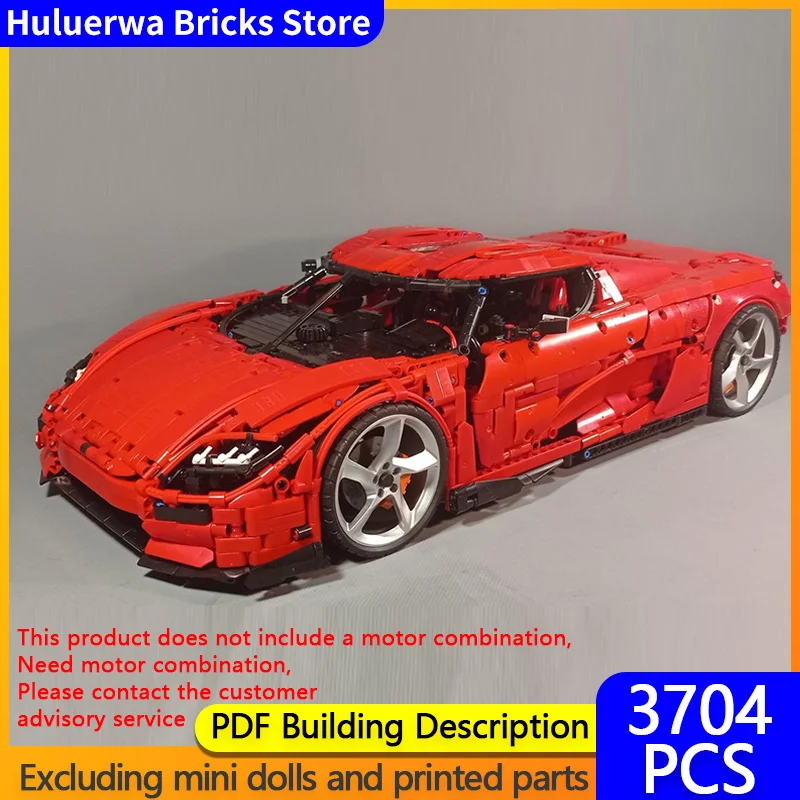 

Модель скоростного гоночного автомобиля MOC, строительные кирпичи CC850, верхний уровень, спортивный автомобиль, модульная технология, детские праздничные подарки, сборный игрушечный костюм