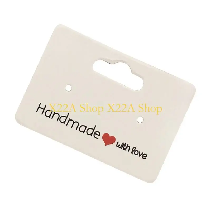 

Уникальная оптовая партия 100 карточек-держателей для сережек крафт-бумага для демонстрации и организации ювелирных изделий