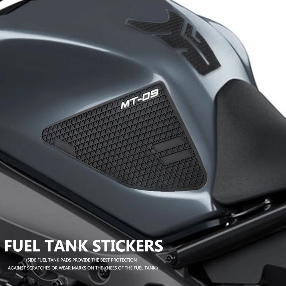 For YAMAHA MT-09 MT09 2021 2022 Tank Pad Sticker Motorcycle Non-slip Side Fuel Tank Sticker