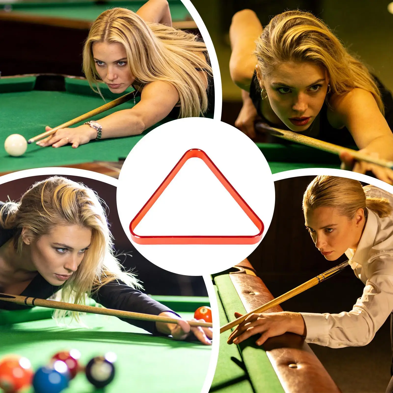 

Pool Ball Rack Standard American Sport Accessories Billiard Ball Triangle Table Rack For Training Teaching Match Daily Home Game