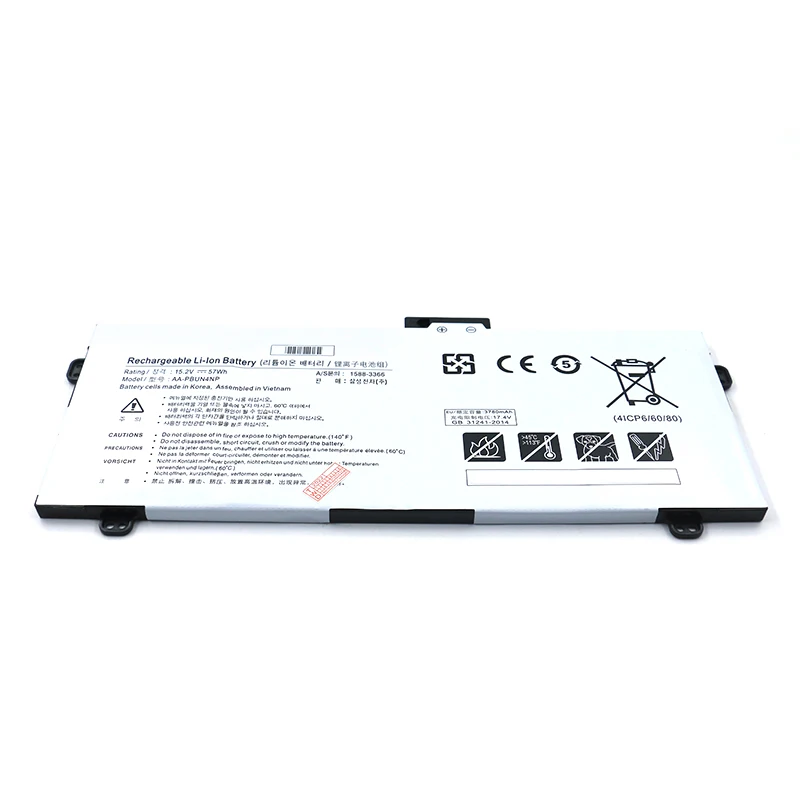 Imagem -03 - Bateria do Portátil de Shuozb Aa-pbun4np para Samsung Np940z5j Np940z5l Np940z5l-x01us Np940z5l-x03us Np940z5l-s03us 15.2v 57wh 3750mah