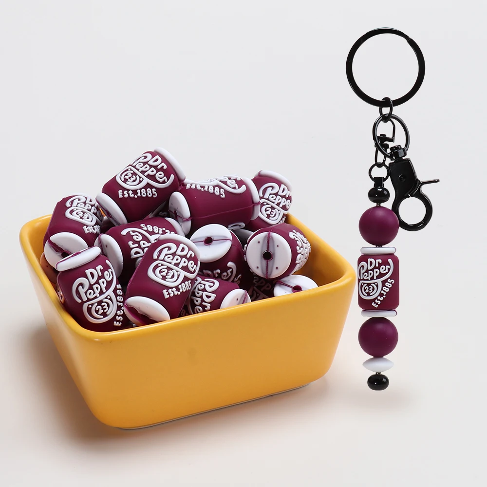 4 قطعة ثلاثية الأبعاد سيليكون البؤري الخرز ل سلاسل المفاتيح صنع القلم والحرف سحر مستلزمات صناعة المجوهرات الصداقة طقم سوار للفتيات #2