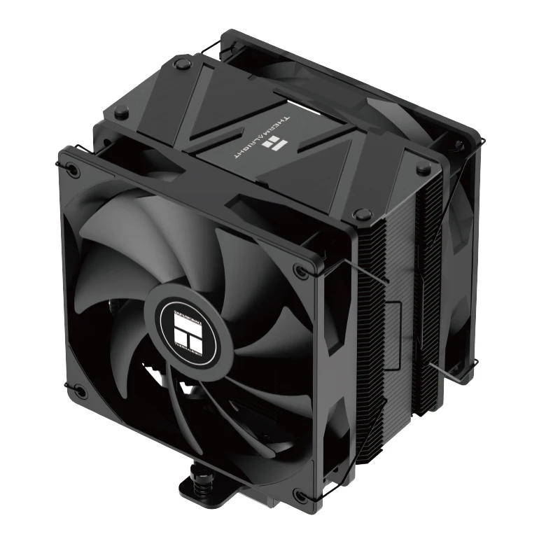 Thermalright TL-BA120 Evo Dark 6 Heat Pipe 156Mm Cpu Luchtkoeler Enkele Toren Dubbele Ventilatoren Ondersteunt Lga1700 Amd Am5