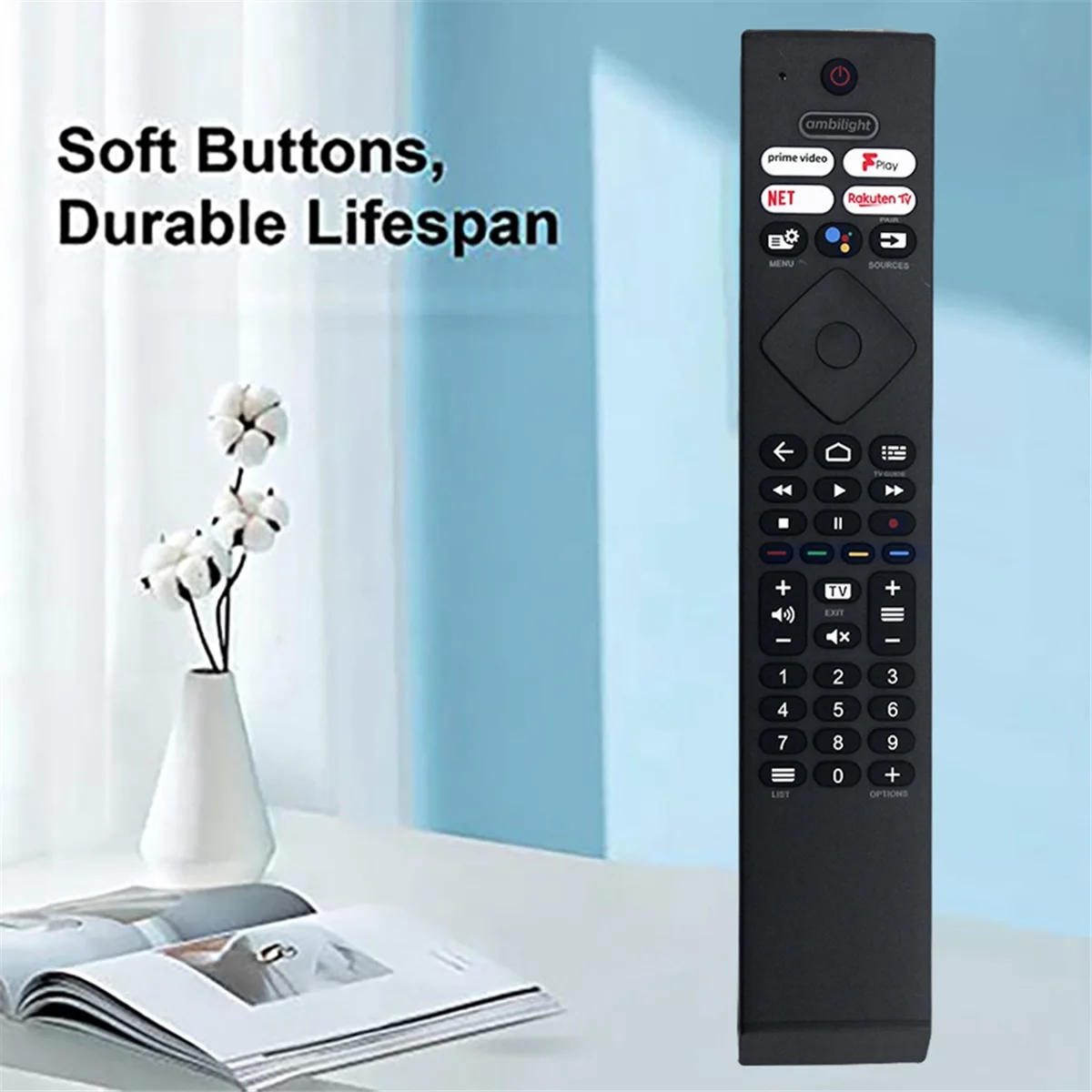 YKF474-B013 Voice Remote Control for Philips Android 4K HD LED Smart TV for 50PUS8506/12 50PUS8507/12 43PUS8505/12