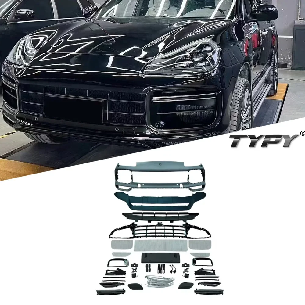Car Bodykit For Porsche Cayenne 957 2007-2010 Upgrade Modified to NEW Cayenne Turbo 2023 Styling bodykit Accessories - Image 2