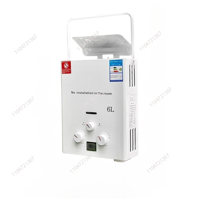 6L outdoor portable water heater, specifically designed for portable camping and RV water heaters