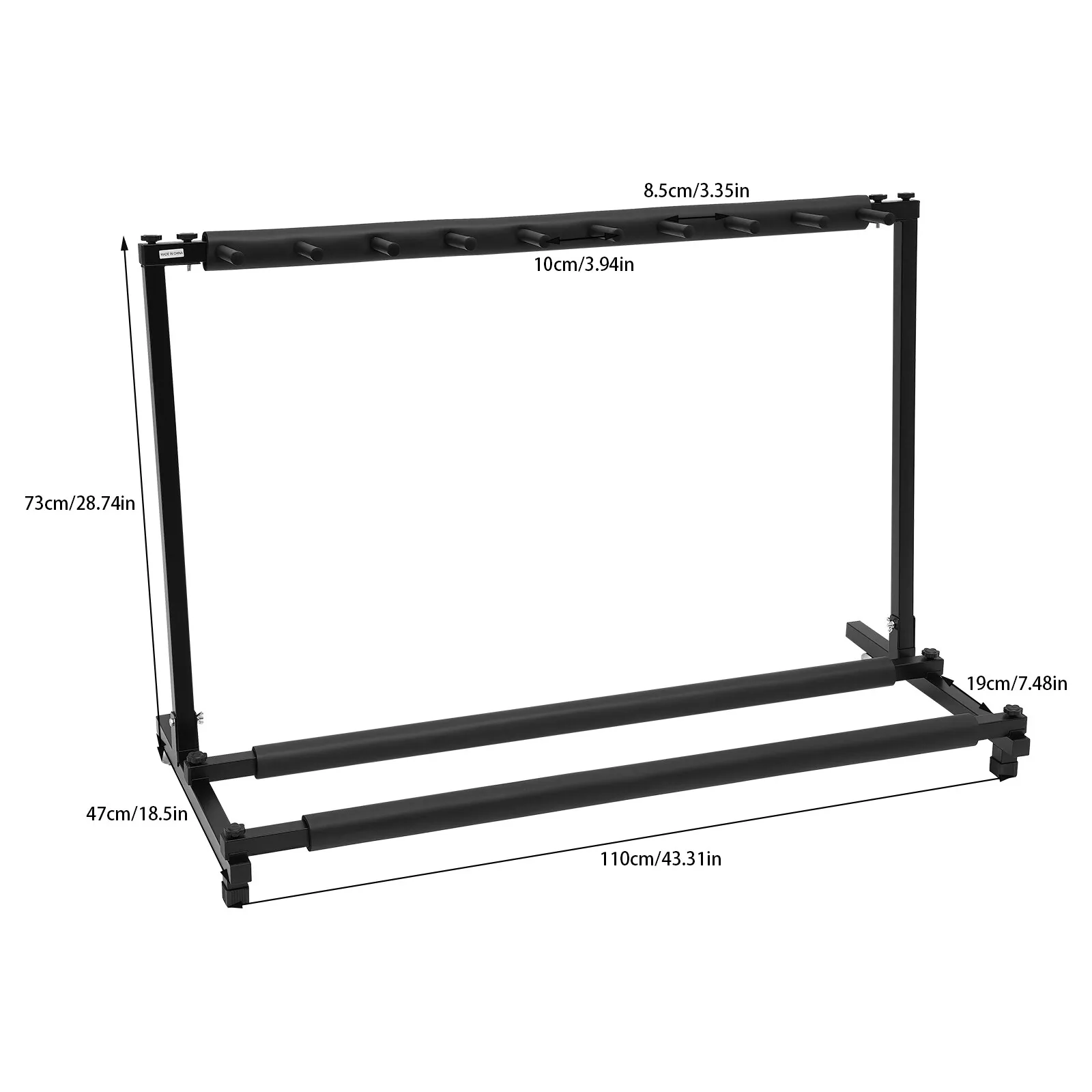 9-مقصورة قابلة للطي حامل جيتار محمول حامل جيتار كهربائي باس حامل جيتار حامل حديد عالمي