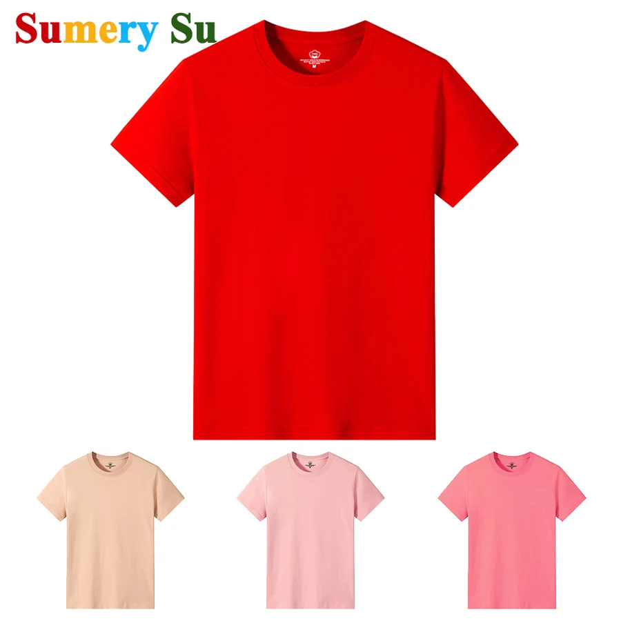 

T Shirts Men Cotton Short New Fashion O-Neck Slim Male Casual Solid Color Tee Shirt Plus Size M-6XL 18 Colors Wholesale