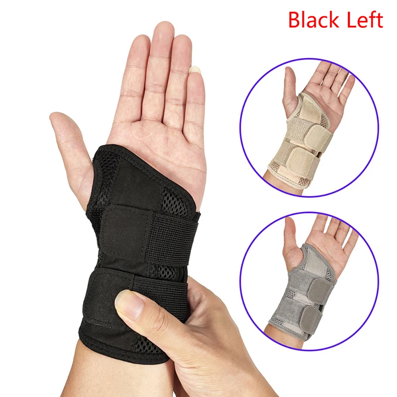 1pcs Elastic Carpal Tunnel Wristbands Exercise Wrist Protector Brace Support Hand Left Right Bowling Drawing Mouse Keyboard Gym