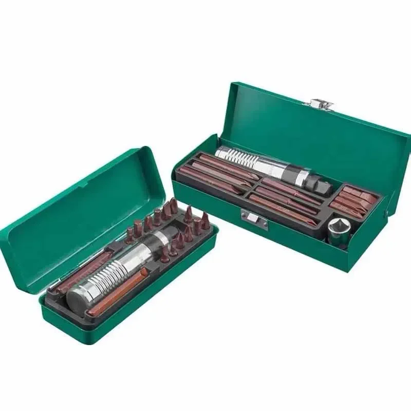 12 PCS/16 PCS ไขควงชุด 1/2 "Reversible DRIVER เจาะ Bits EXTRACTOR ชุดบ้านมือเครื่องมือโลหะ Storage Case