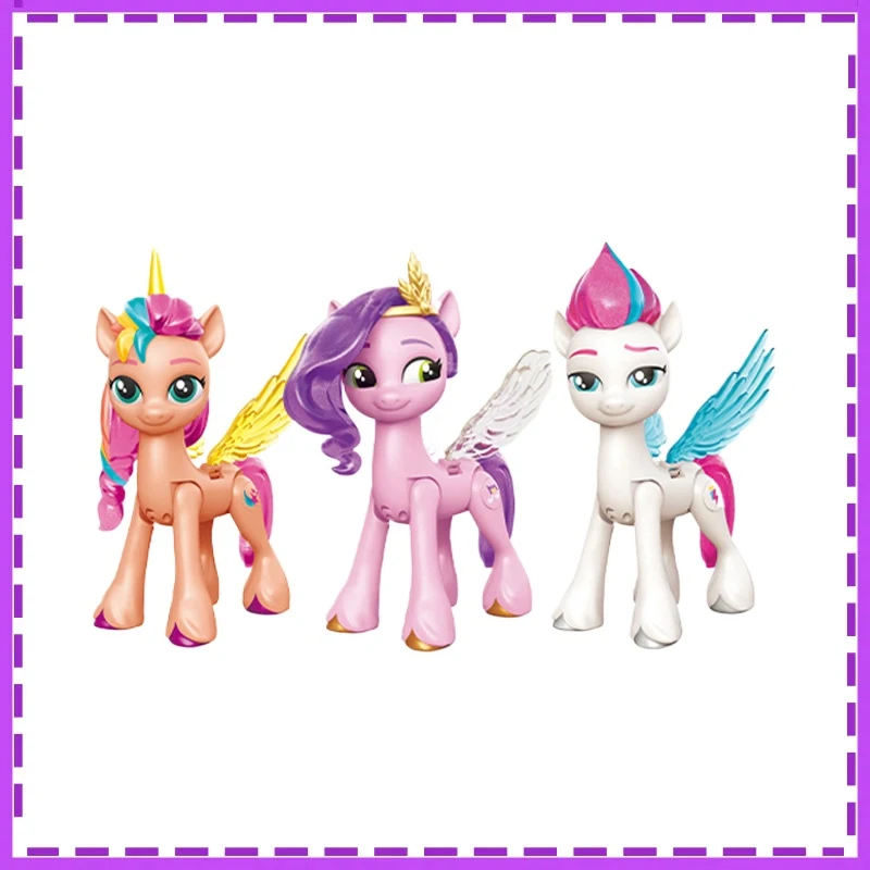 

Anime My Little Pony Sunny Starscout Zipp Storm Pipp Petals Can Sing Christmas Gifts Active Joint Action Figure Model Toys