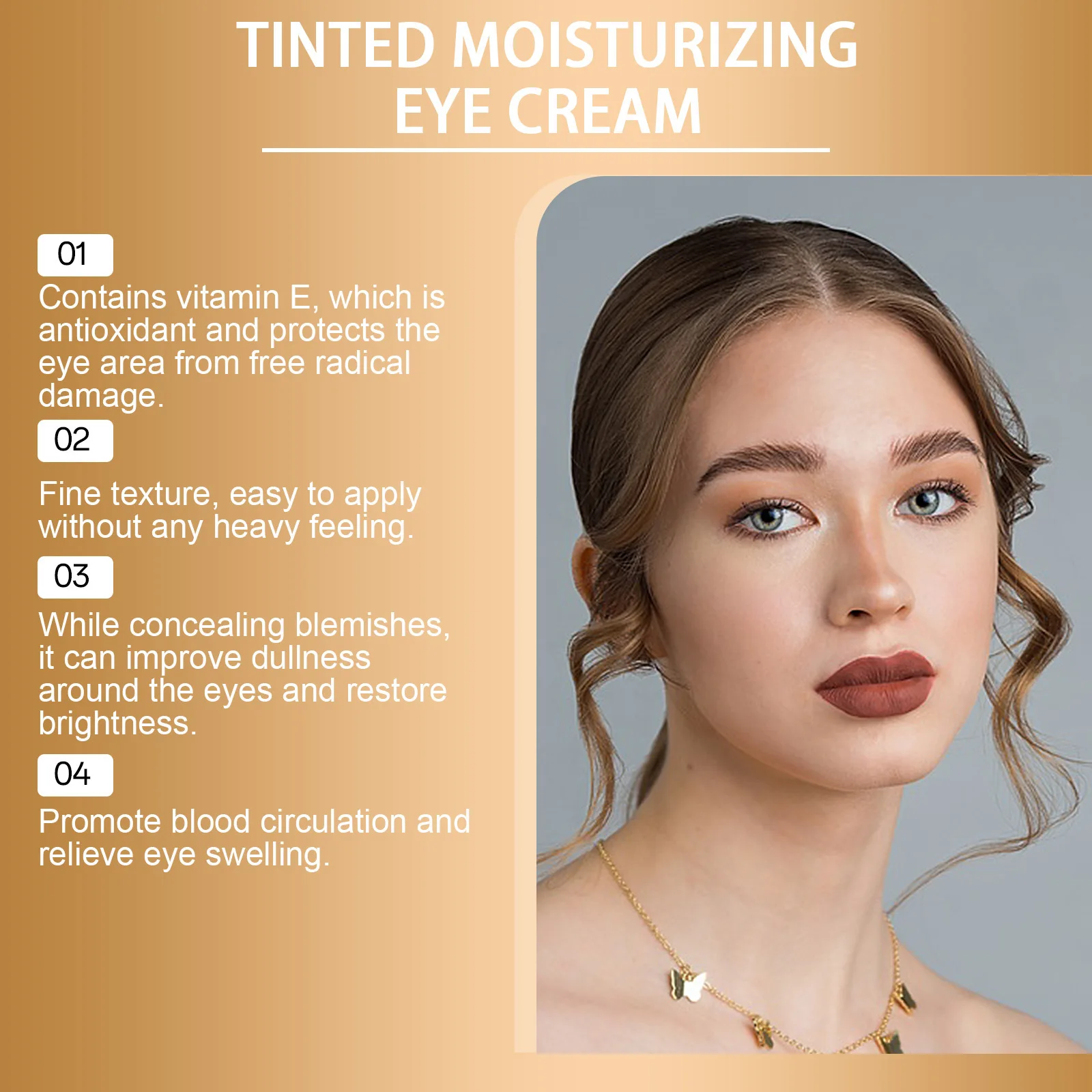 EELHOE Under Eye Concealer Full Coverage Cover Dark Circles Removal Skin Brightening Matte Eye Concealer Makeup Cosmetics 20g