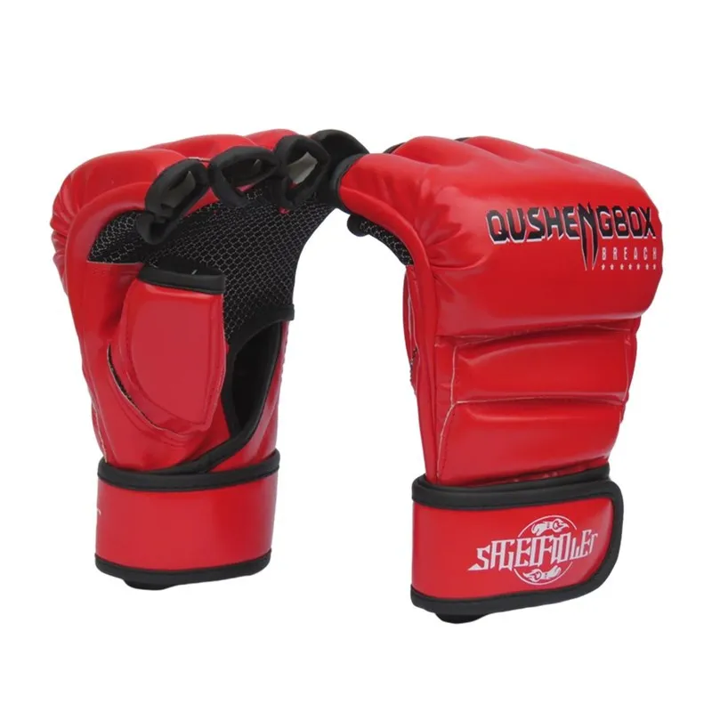 Boxing Gloves Sparring Gloves Men Women Training Professional MMA Half-Finger Fighting Boxing Gloves Sanda Free Fighting