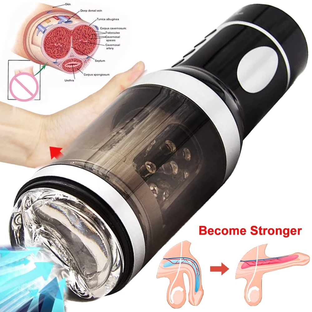 Sex Toys Automatic Male Masturbator Cup Vagina Masturbation Blowjob Pussy Mastuburator Sexy Toys for Men Adult Goods for Men 18